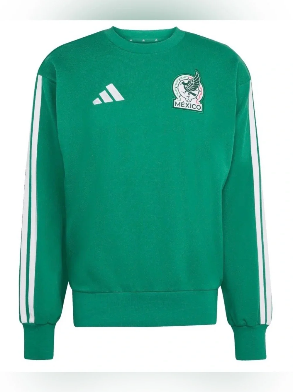 Adidas FMF MEXICO DNA CREWNECK SWEATSHIRT Sz M/L/XL Green Men’s Soccer JZ6467